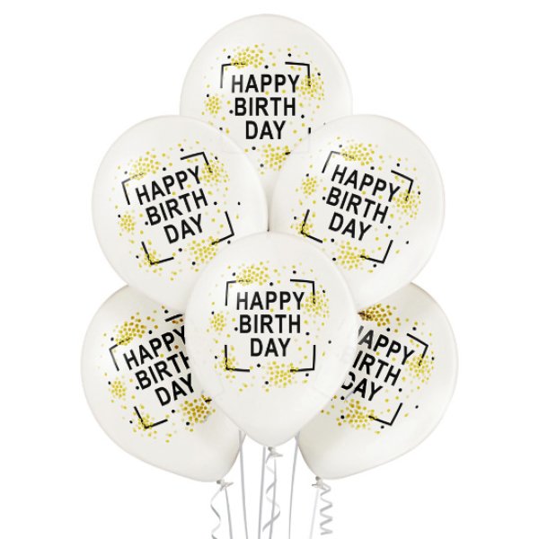Õhupallid läikivad "Happy Birthday"