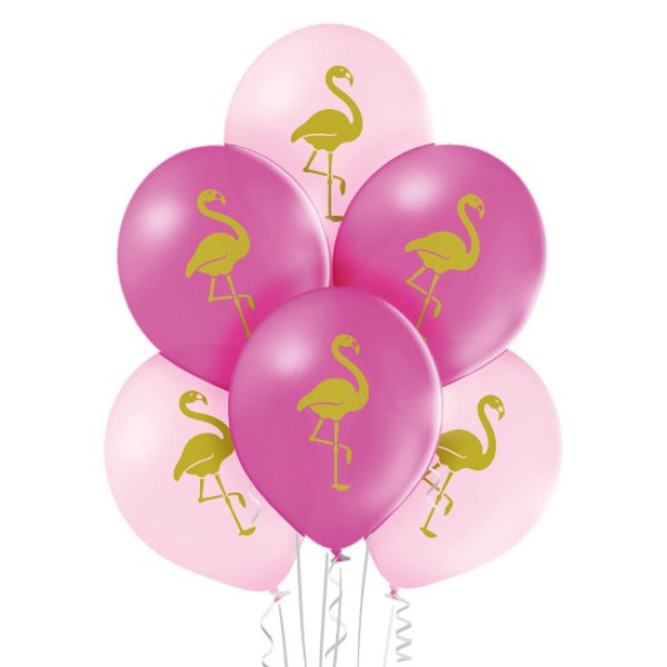Õhupallid "Kuldne Flamingo Roosal"