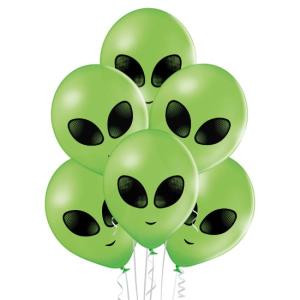 Õhupallid "Roheline Tulnukas"