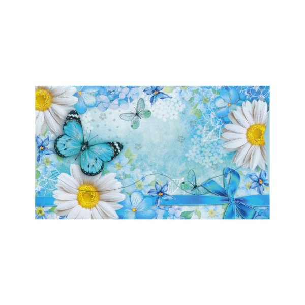 Rahakaart glitteriga "Sinine liblikas"