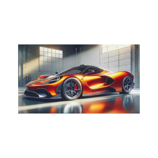 Rahakaart glitteriga "Sportauto"