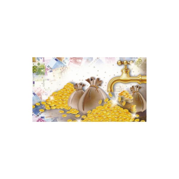 Rahakaart glitteriga "Rahakraan"