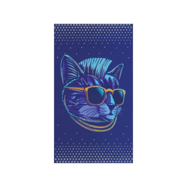 Rahakaart glitteriga "Prillidega kass"