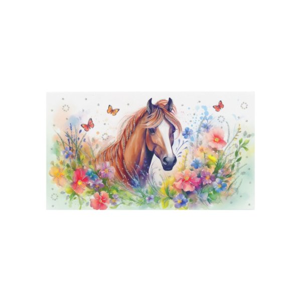 Rahakaart glitteriga "Hobune"