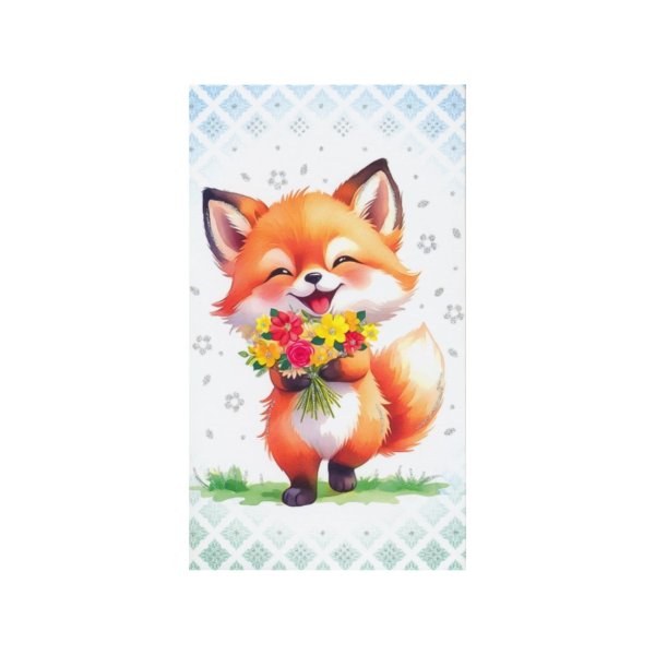 Rahakaart glitteriga "Rebane"