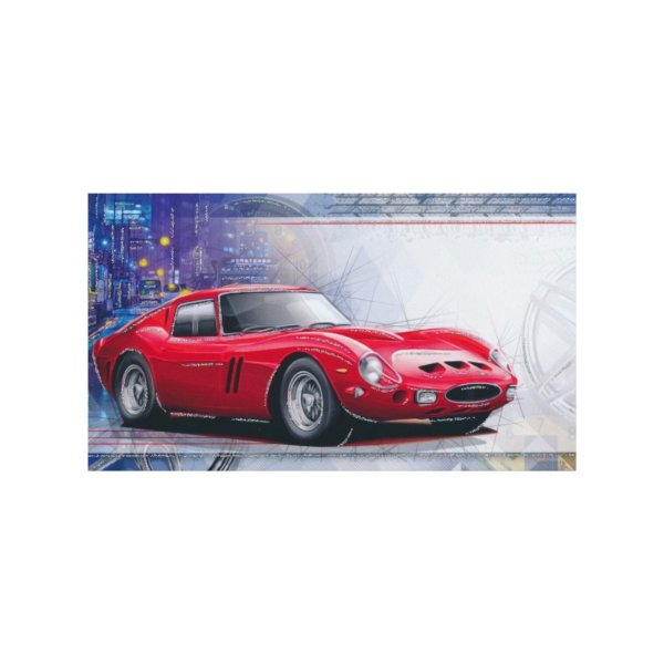 Rahakaart glitteriga "Sportauto"