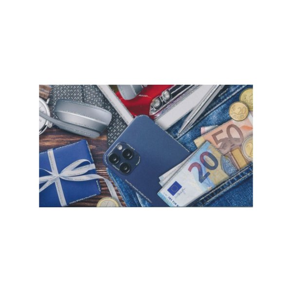 Rahakaart glitteriga "Rahatähed"