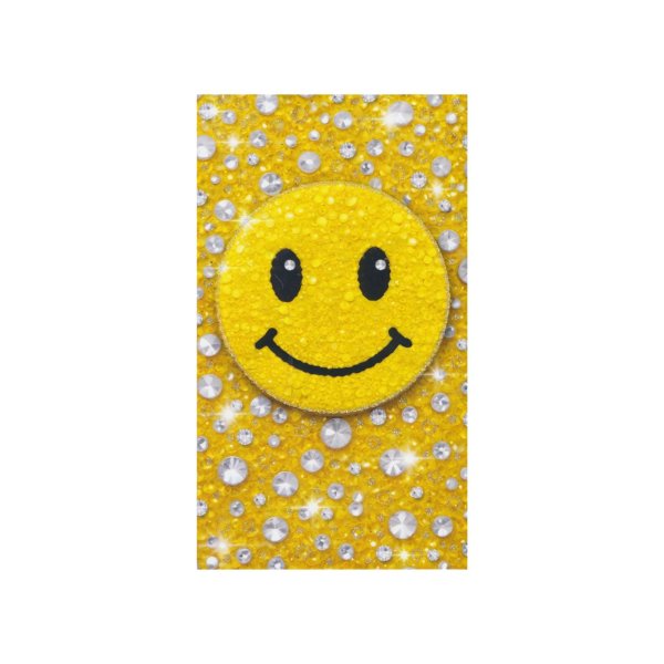 Rahakaart glitteriga "Smiley teemantitega"