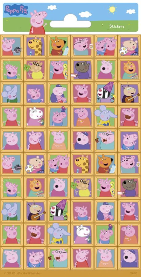 Kleebis "Põrsas Peppa"