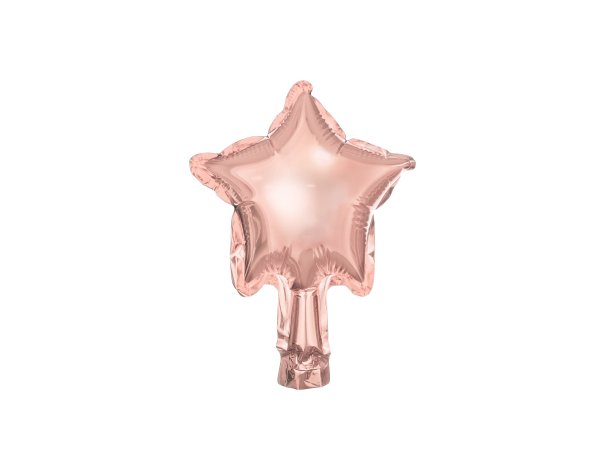 Fooliumist kuldne roosa õhupall "Väike täht"