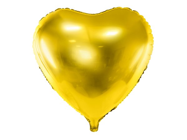 Fooliumist õhupall "Kuldne süda"