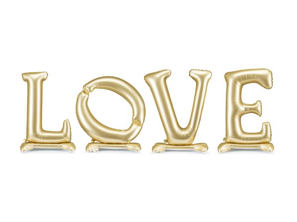 Fooliumist iseseisev õhupall "Love"
