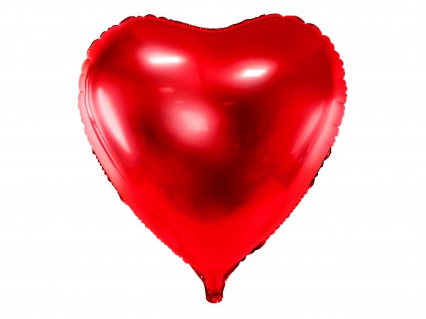Fooliumist õhupall "Punane süda"