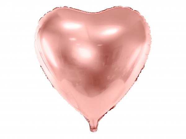 Fooliumist õhupall "Kuldne roosa süda"