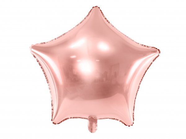 Fooliumist õhupall "Kuldne roosa täht"
