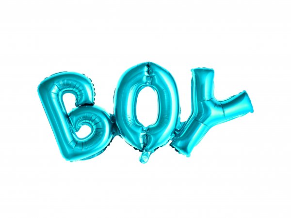 Fooliumist õhupall "BOY" kirjaga