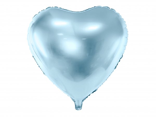 Fooliumist õhupall "Helesinine süda"