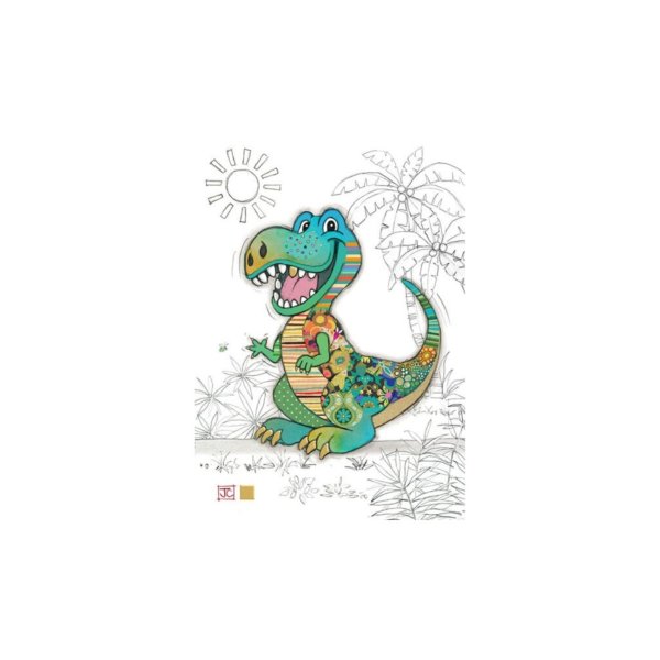 Õnnitluskaart "Dinosaurus Rex"