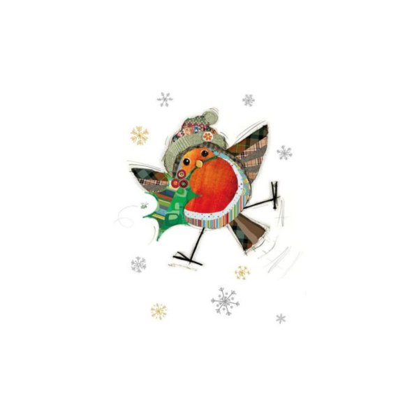 Jõulukaart "Robin Holly"