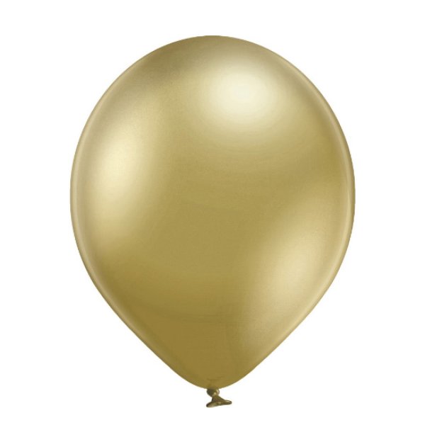 Õhupall väike läikiv metallik "Kuldne"