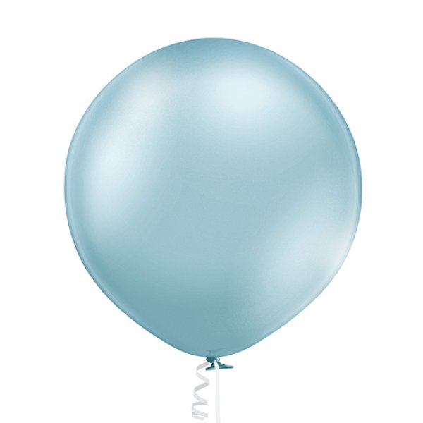 Õhupall suur läikiv metallik  "Helesinine"