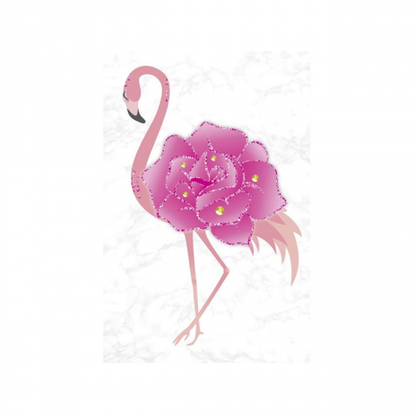 Käsitöökaart "Flamingo"