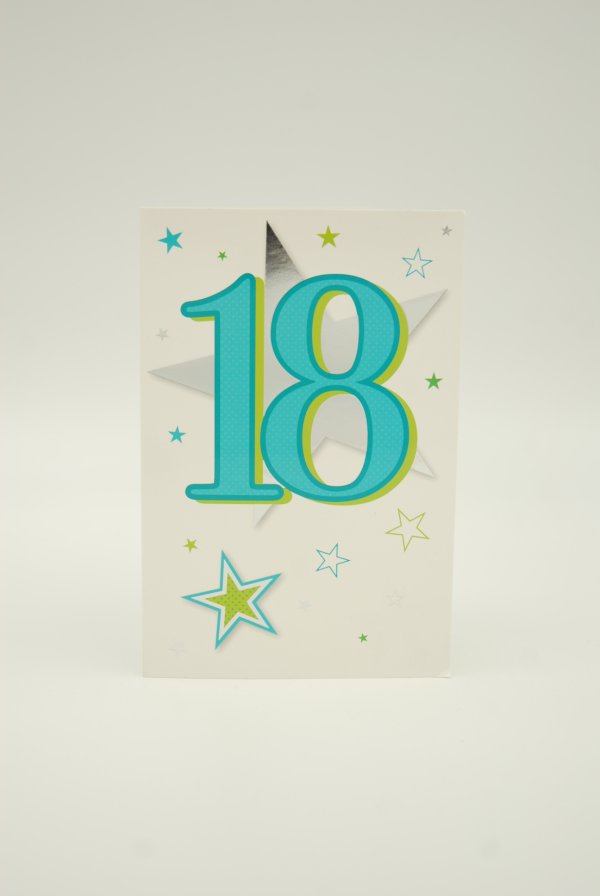 Õnnitluskaart "Number 18"