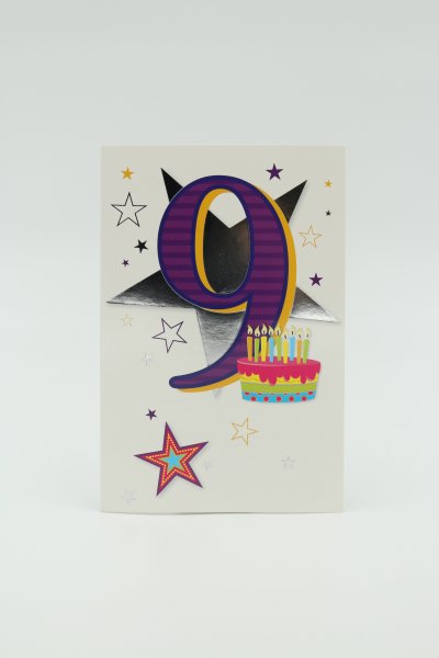 Õnnitluskaart “Number 9 "