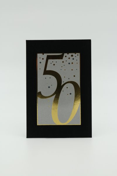 Õnnitluskaart “Number 50"
