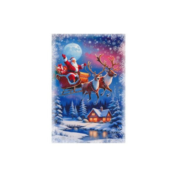 1-osaline jõulukaart