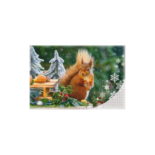 1-osaline jõulukaart