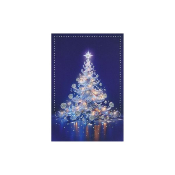 2-osaline lühike jõulukaart