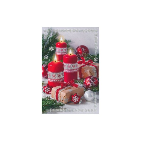 2-osaline lühike jõulukaart