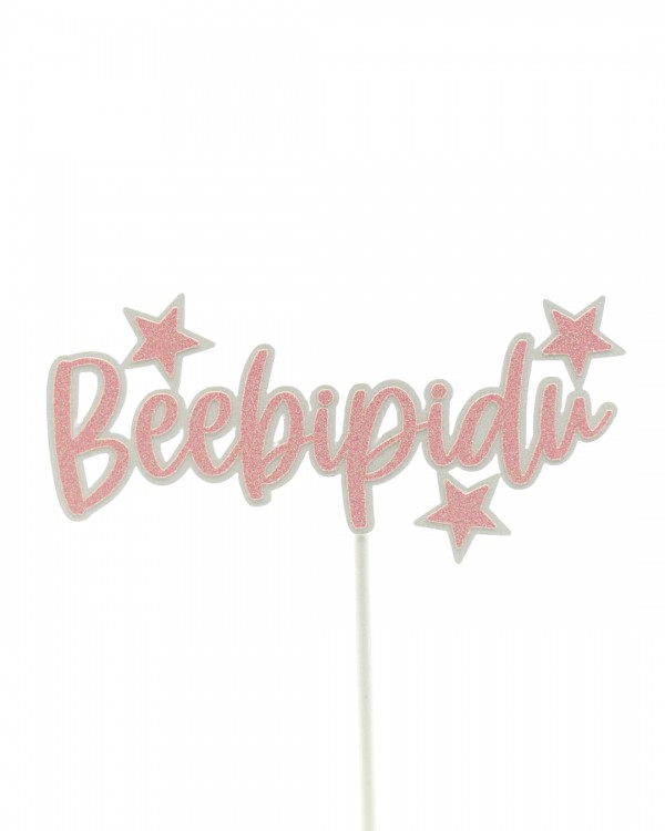Topper roosa “Beebipidu”