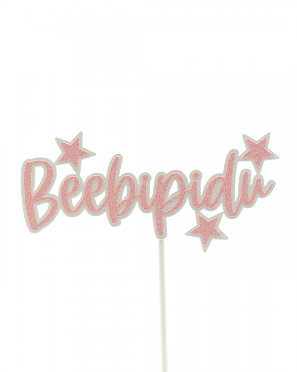 Topper roosa “Beebipidu”