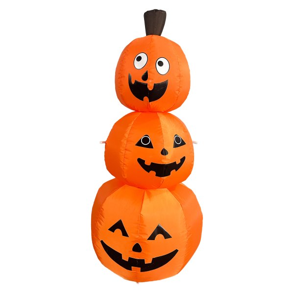 Täispuhutav valgustusega dekoratsioon "Kõrvitsad"