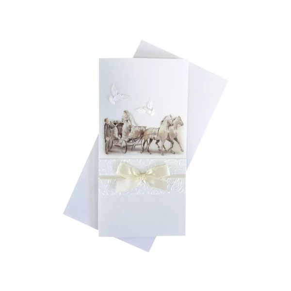 Käsitöökaart "Pruutpaar kaarikuga"