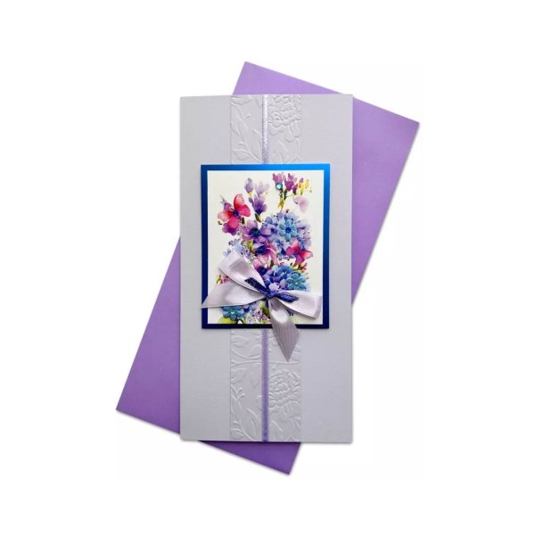 Käsitöökaart "Lilla kimp lipsuga"