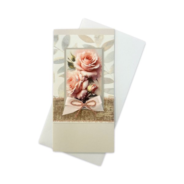 Käsitöökaart "Roosad roosid"