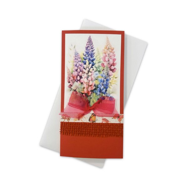 Käsitöökaart "Lupiinid"