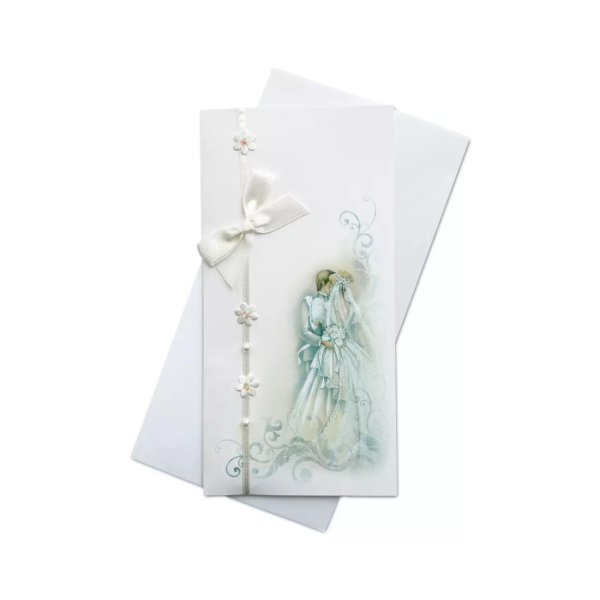 Käsitöökaart "Suudlev pruutpaar"