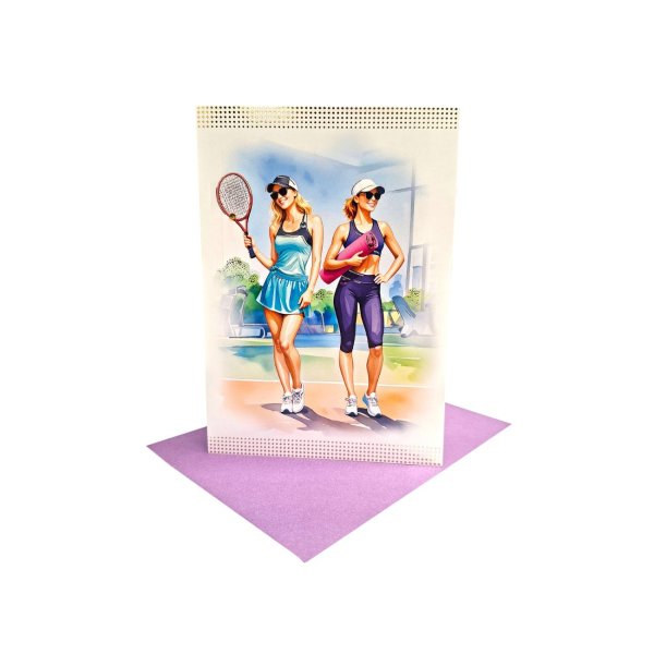 Eksklusiivne õnnitluskaart "Spordinaised"