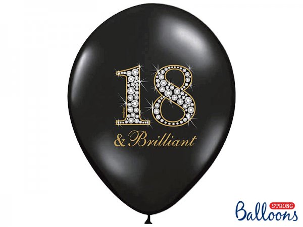 Õhupallid "18 & Brilliant"