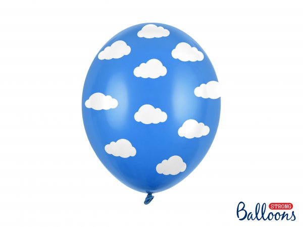 Õhupallid "Sinised pilvedega"