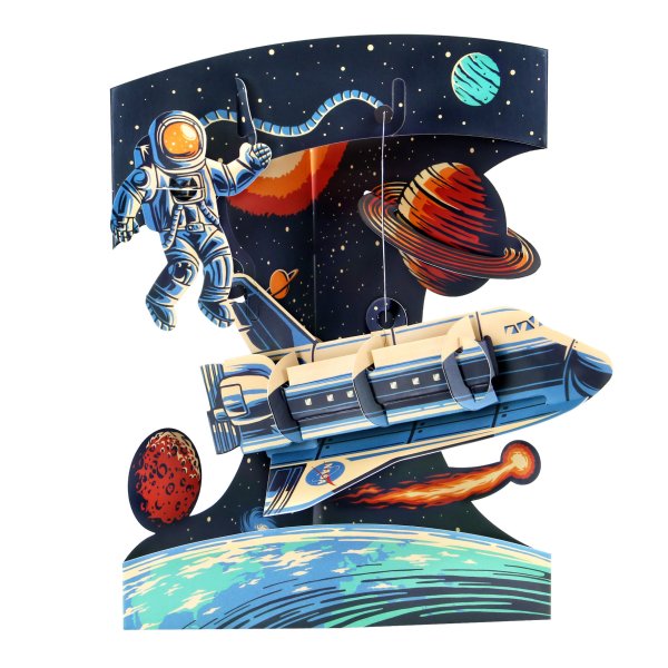 Õnnitluskaart  "Kosmosesüstik"