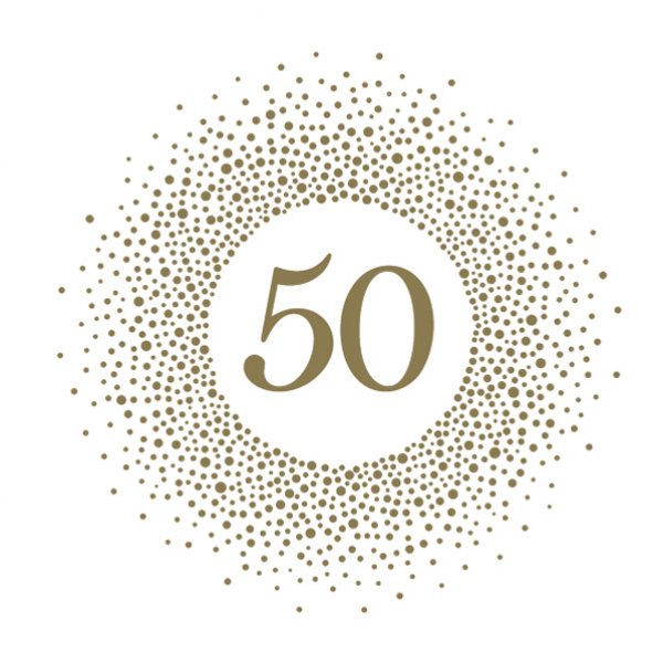Salvrätid "Kuldsed täpid 50"