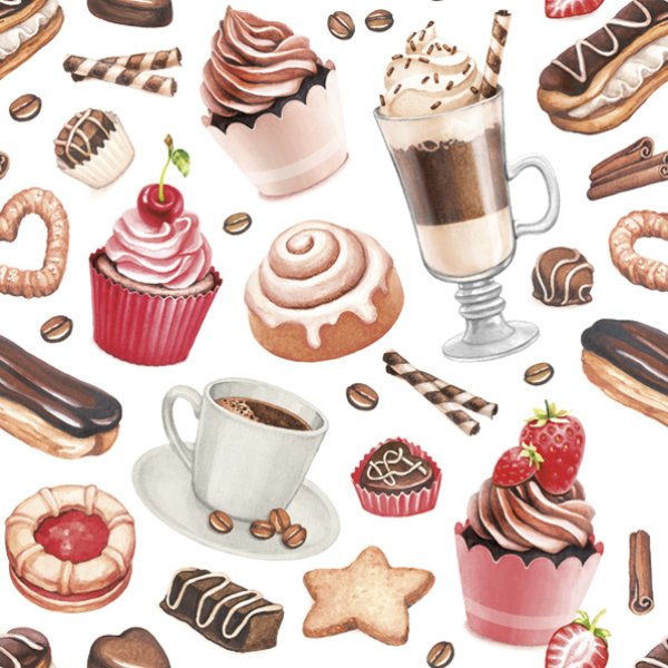 Salvrätid "Kohvi ja maiustused"