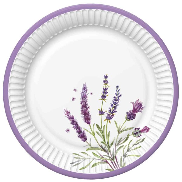 Väiksed papptaldrikud "Lavendel"