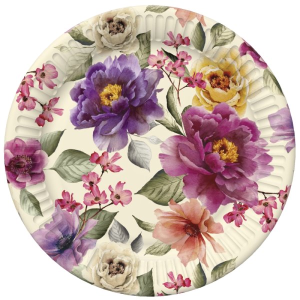 Väiksed papptaldrikud "Kevadõied"